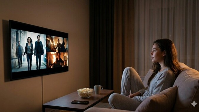 Telefona bakmadan dizi, film izleyebilir misin?