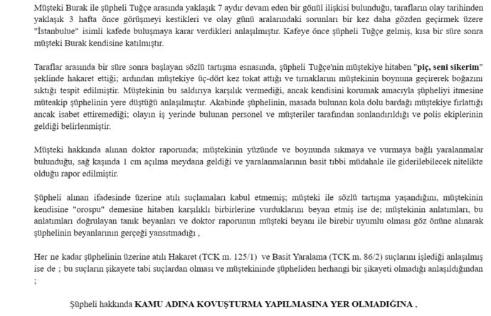 Eski sevgilimle adliyelik oldum, hakli miyim yoksa cok mu buyuttum olayi?