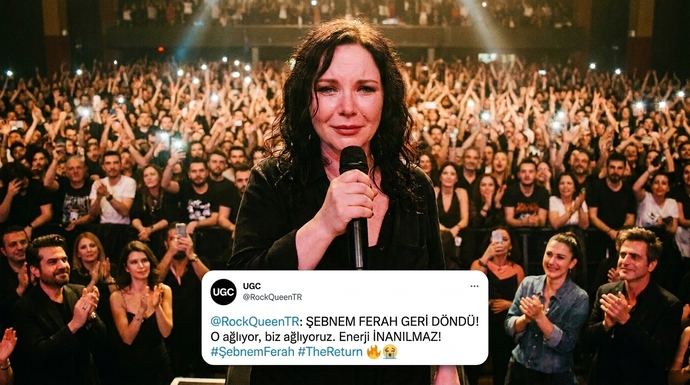 Şebnem Ferah’ın 6 yıl sonra sahnelere dönüşü olay oldu! 👸🏻 Orada olmak ister miydin? 🎤