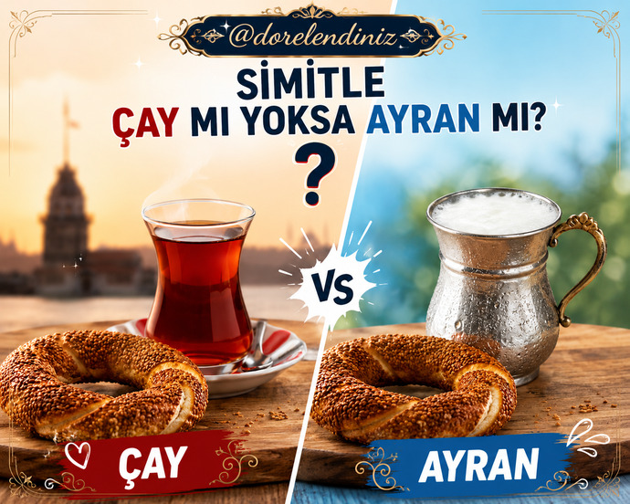 Simitle çay ikilisi mi yoksa ayran ikilisi mi güzel oluyor?