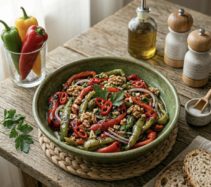 Cevizli köz biber salatası sever misiniz?