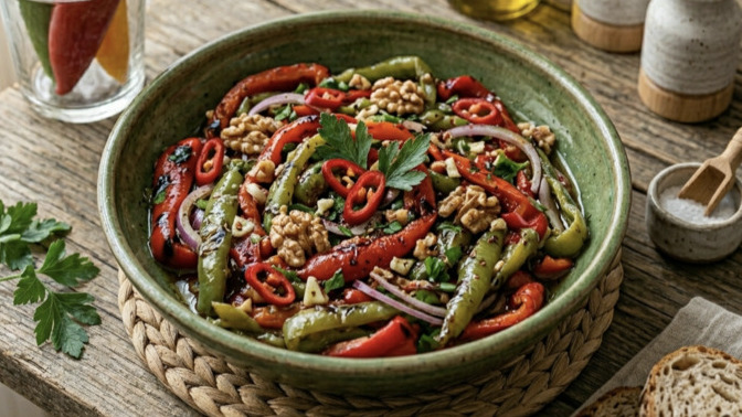Cevizli köz biber salatası sever misiniz?
