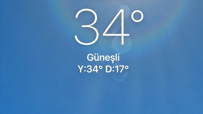 Sizin oralarda hava kaç derecee?