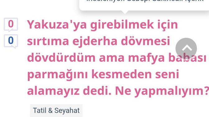 Kurgu içeren, kurallara aykırı olmayan sorumu kim gizledi 😹? Hikâye anlatmak zamandan beri yasak 😹?