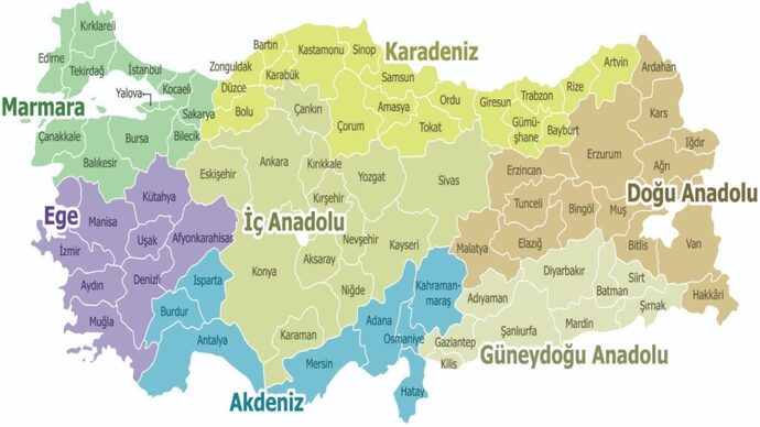 Türkiyede hangi bölgedensiniz aslen?