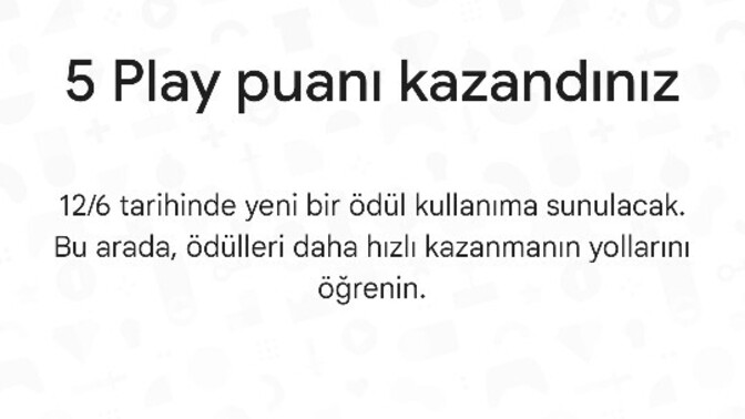 Sizce kaç Google Play puanı normal, şu an sizde kaç puan var?