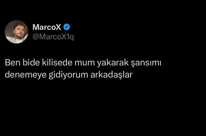 Kilisede mum yakmaya gidiyorum gelen var mı 😂?
