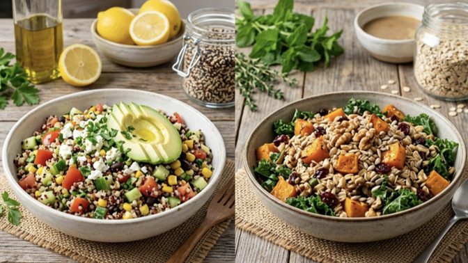 Yulaf salatası mı kinoa salatası mı?