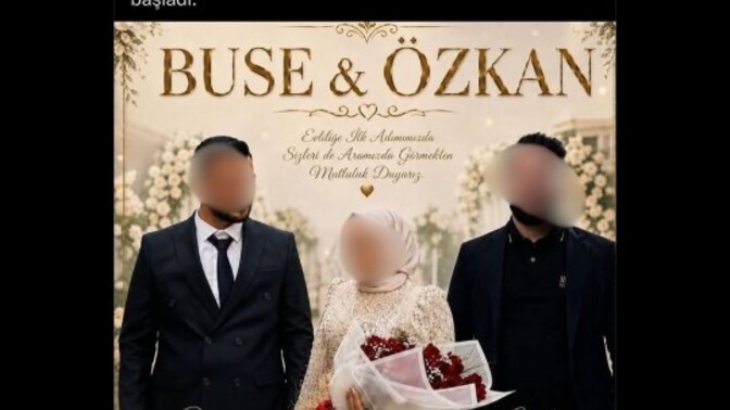 Böyle bir düğün davetiyesi görseniz ne düşünürsünüz, herald gibi grup mu sanırsınız?