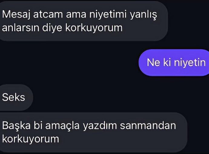 Niyetinizin yanlış anlaşılmasından korkar mısınız?
