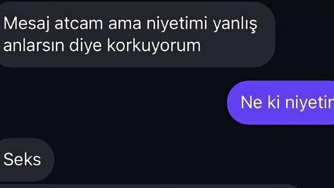 Niyetinizin yanlış anlaşılmasından korkar mısınız?