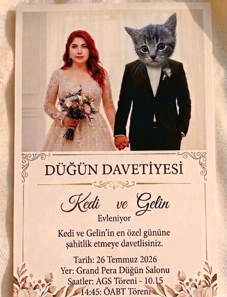 Düğünüm olsa gelir miydiniz?