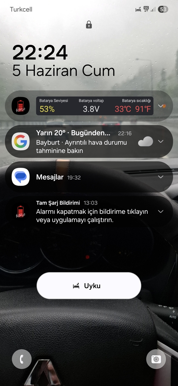 Kilit ekranınızda hangi fotograf var?