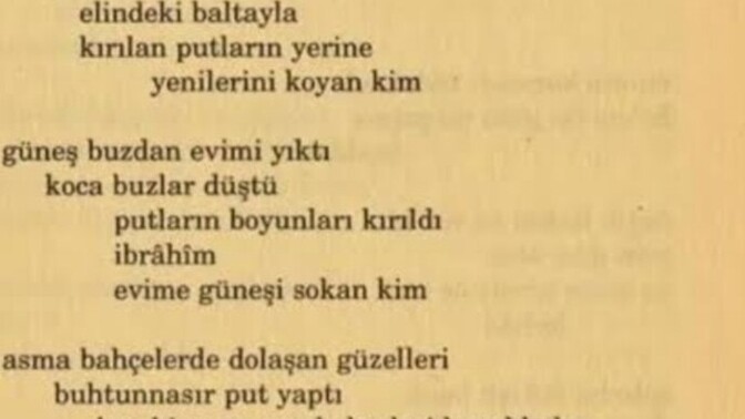 Geçerken bir şiir bırakır mısınız acaba?