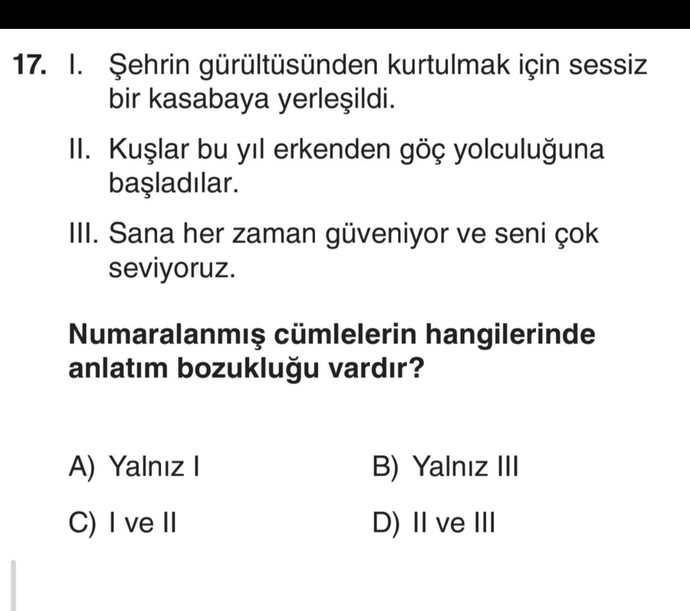 Cevapları açıklaması ile birlikte alabilir miyim?