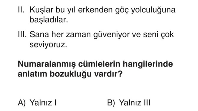 Cevapları açıklaması ile birlikte alabilir miyim?