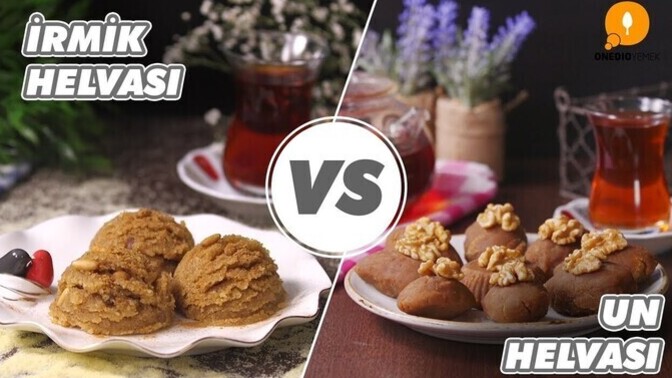 Un helvası mı, irmik helvası mı daha lezzetli?