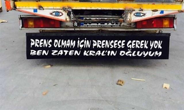 En iyi kamyon arkası sözler neler, sizin favori yazınız hangisi?