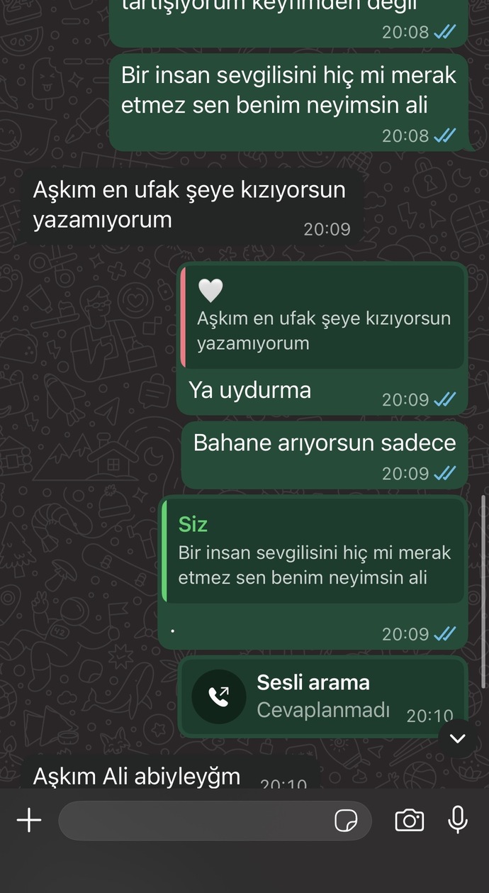 Ayrılmakta haksız miyim ( sabahtan beri yazmıyor aq)?