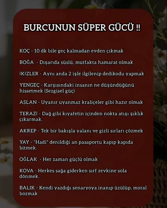Buçların süper gücü neymiş?