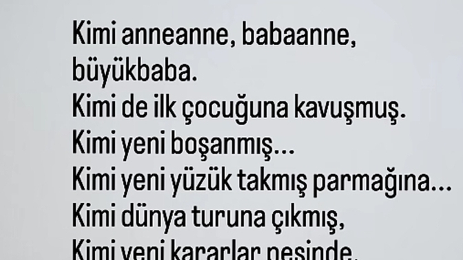 Soru detayda🙃 yaşınızdan memnun musunuz?