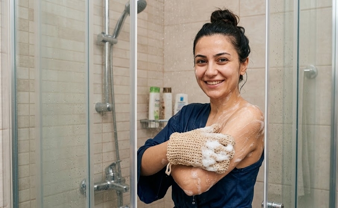 Sabun taneli lifleri pratik buluyor musunuz?