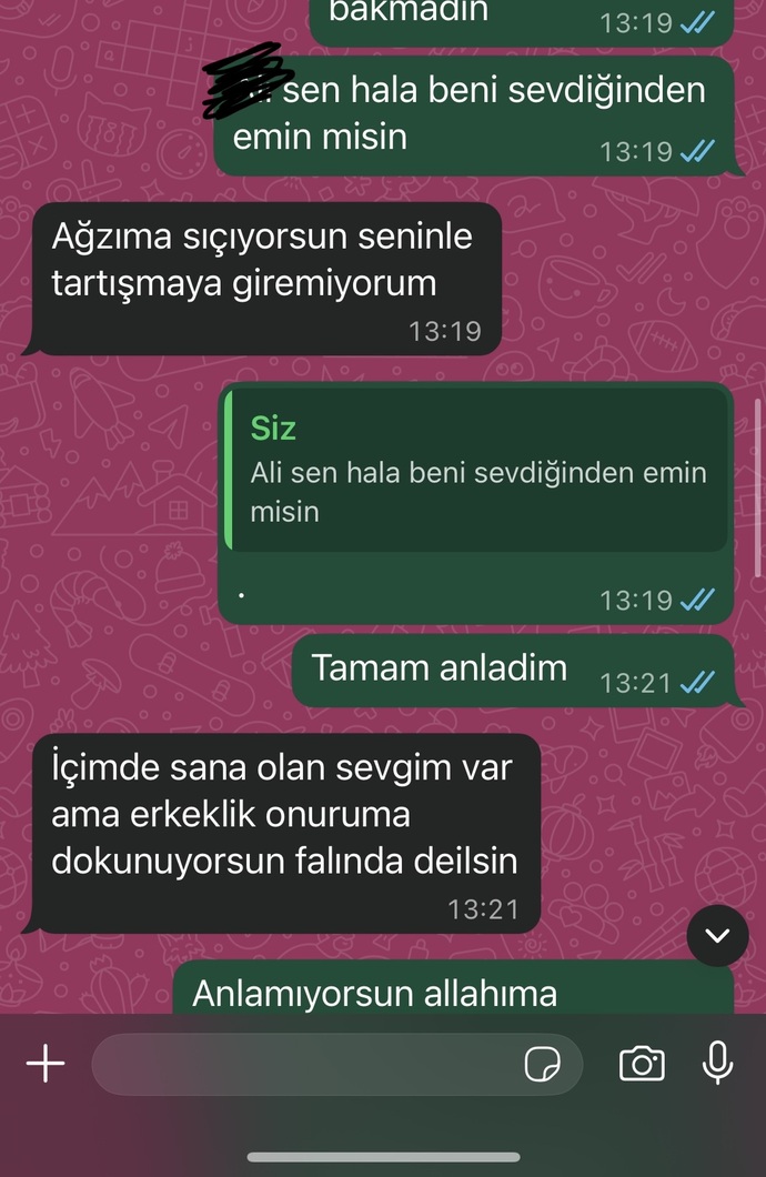 Sevgisi bitmiş mi sizce erkek arkadaşımın?