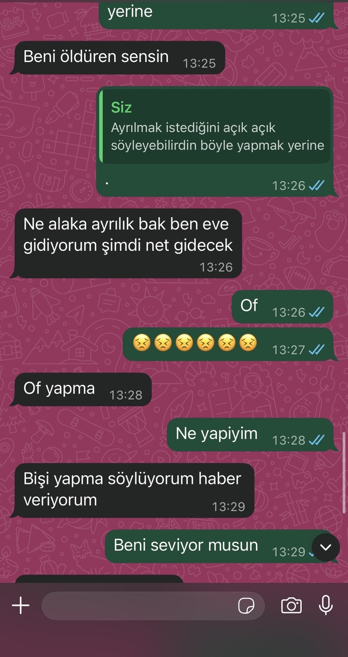 Sevgisi bitmiş mi sizce erkek arkadaşımın?