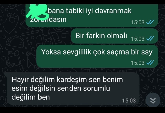 Erkek arkadaşınızdan böyle bir mesaj gelse ne hissederdiniz, ne tepki verirdiniz?