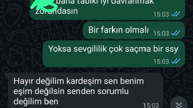 Erkek arkadaşınızdan böyle bir mesaj gelse ne hissederdiniz, ne tepki verirdiniz?