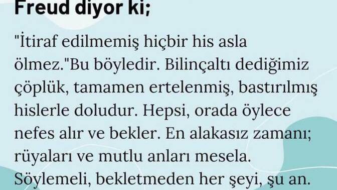 İtiraf edemediğiniz hisleriniz var mı?