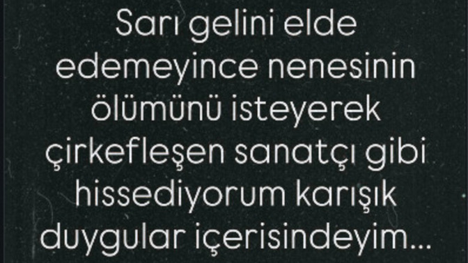 Nasıl bir duygu içindesiniz? ?