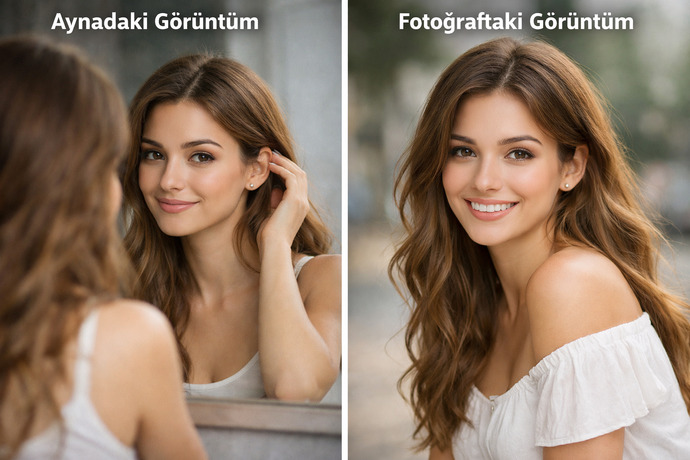 Hangisini daha çok beğenirsin: aynadaki görüntün mü, fotoğraftaki görüntün mü?