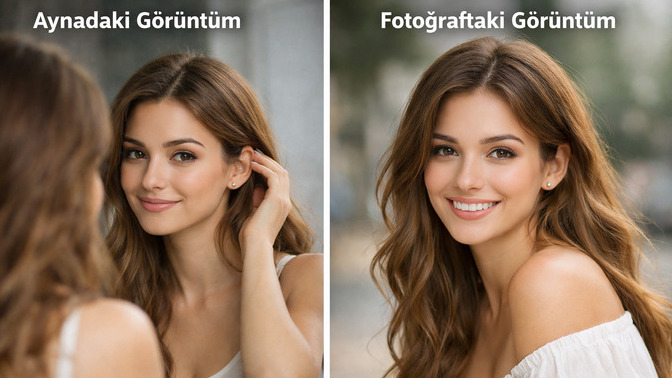 Hangisini daha çok beğenirsin: aynadaki görüntün mü, fotoğraftaki görüntün mü?