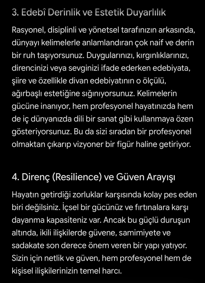 Karakter analizinizinizi yakın çevrenizdekiler mi daha iyi yapar yoksa kullandığınız yapay zeka uygulamaları mı?