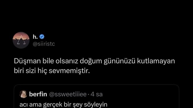 Sevilmediğiniz halde sevildiğinizi hissettiniz mi?