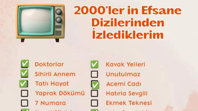 2000lerin efsane dizileri! Peki sen hangilerini izledin?