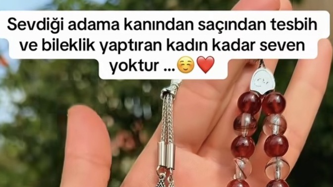 Kan ve saç telinden tesbih yaptırmak iyi bir hediye fikri mi?