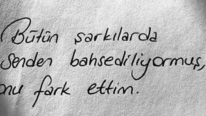 Sevince dinlediğiniz şarkılarda onu arıyor musunuz?