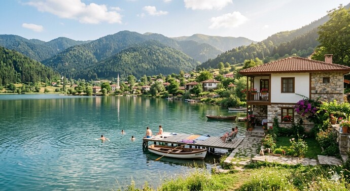 Evinizin yakınında bir nehir veya göl var mı?
