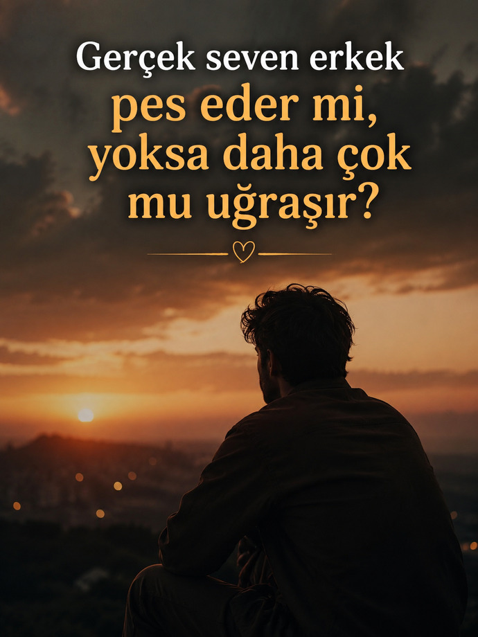 Gerçek seven erkek pes eder mi, yoksa daha çok mu uğraşır?