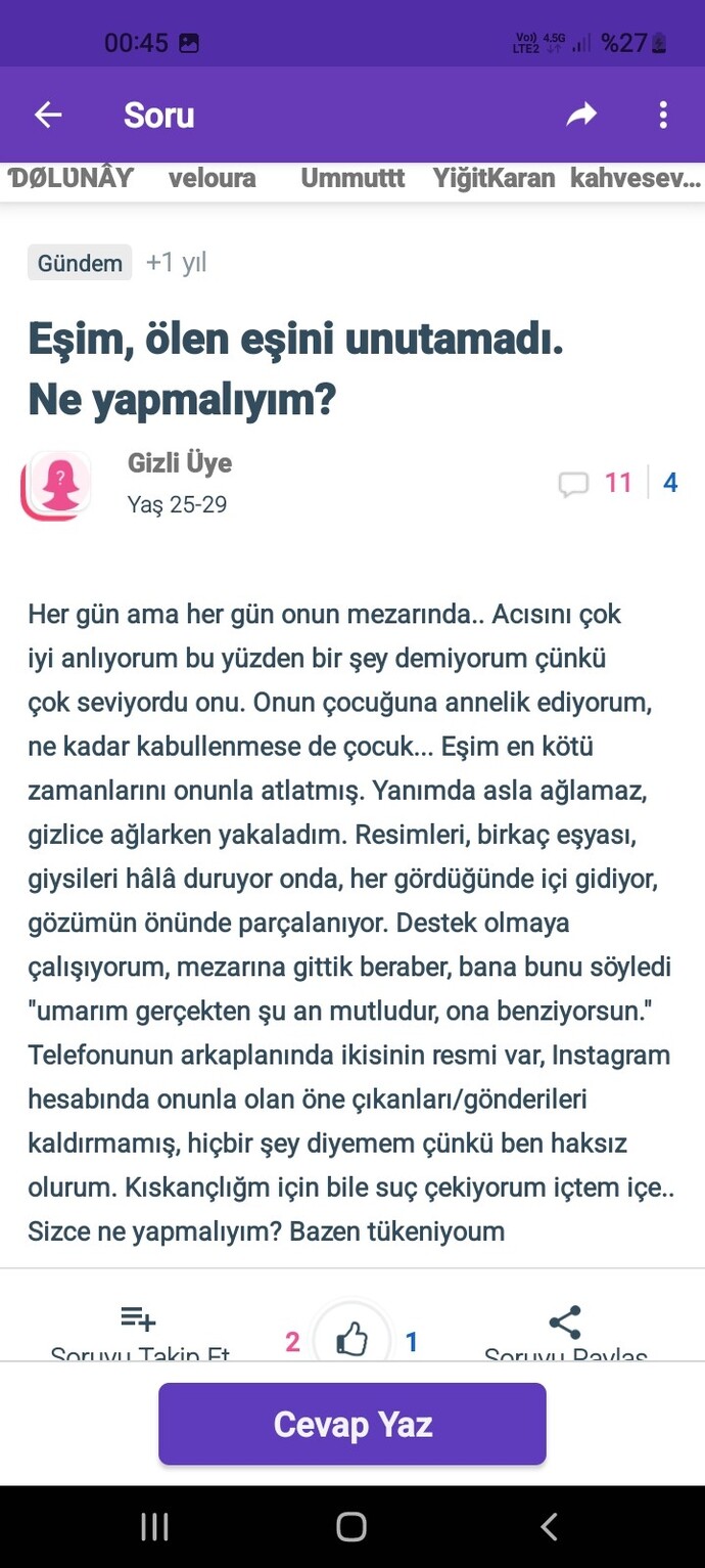 Eski/ölen eşini sevgilisini vs unutamayan kişilerle asla evlenmek gibi bir mallık yapmayın?