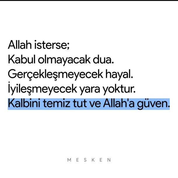 En büyük duanız nedir?