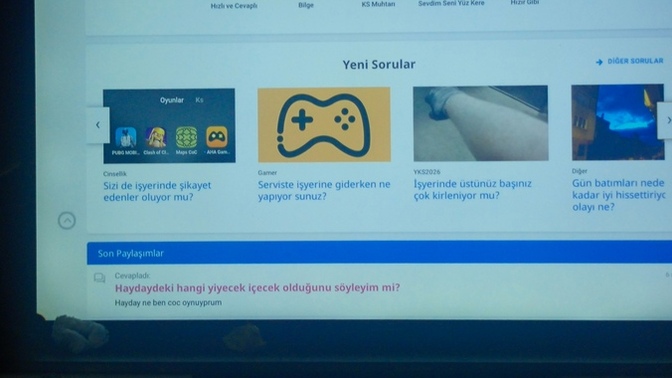 Sorularınız farklı kategori lere giriyor mu?