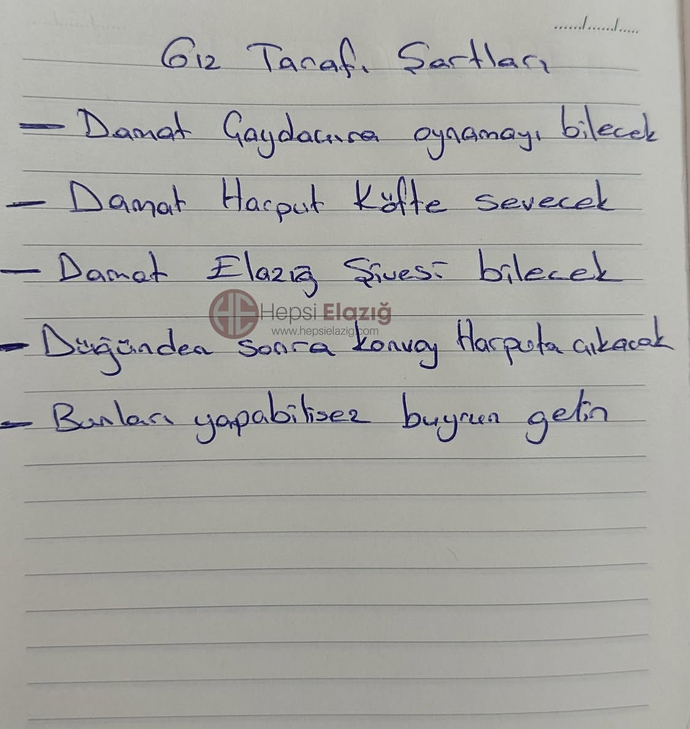 Yapamıyorsanız gelmeyin..