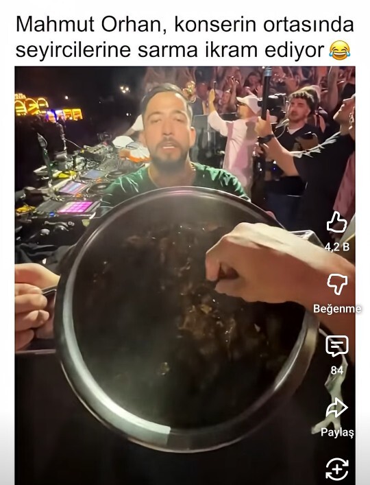 Dj Mahmut Orhan size sarma ikram etsin ister miydiniz?