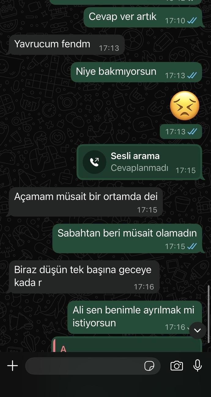 Sizce ayrılmak mi istiyor?