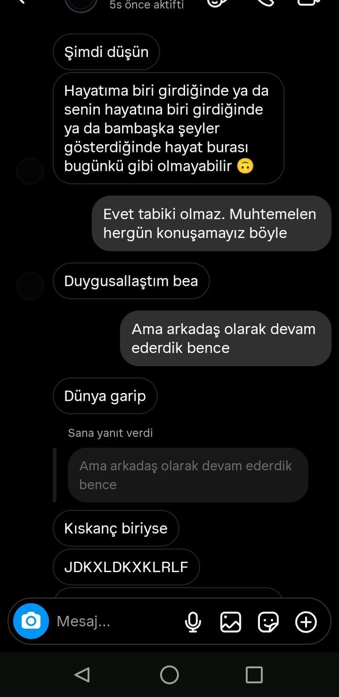 Sizce bu konuşmanın anlamı ne? burada ne demek istemiş?