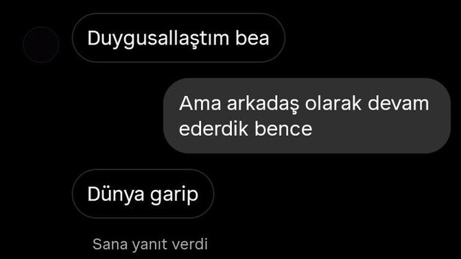 Sizce bu konuşmanın anlamı ne? burada ne demek istemiş?