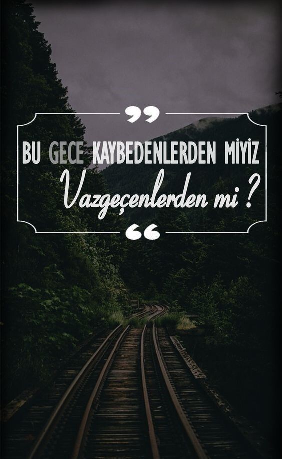 Bu gece kaybedenlerden miyiz, vazgeçenlerden mi?